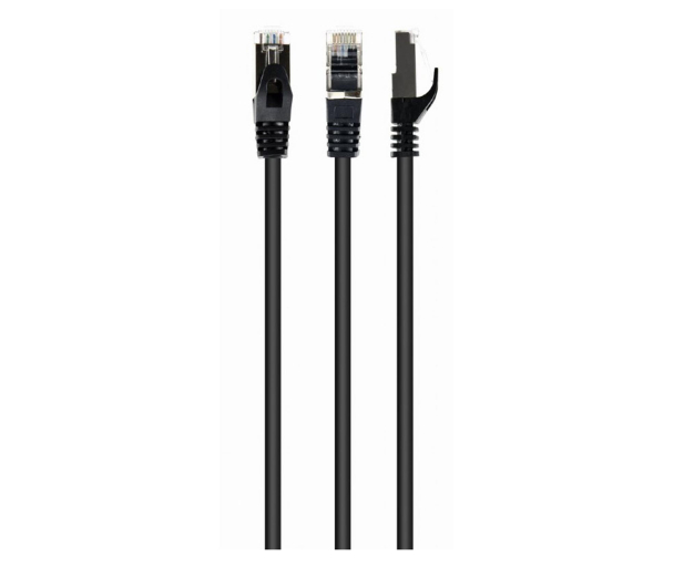 Gembird RJ-45/RJ-45, kat.6A, S/FTP, czarny, 5m - 1329904 - zdjęcie
